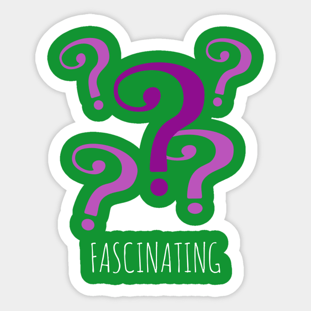 Riddle Me This Sticker by livi910